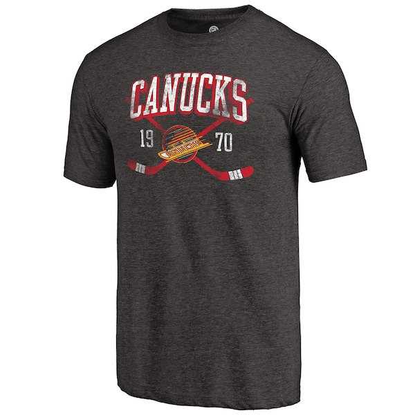 Vancouver Canucks Fanatics Branded Black Vintage Collection Line Shift Tri Blend T-Shirt,We sell and wholesale Vancouver Canucks Fanatics Branded Black Vintage Collection Line Shift Tri Blend T-Shirt on line form chian!